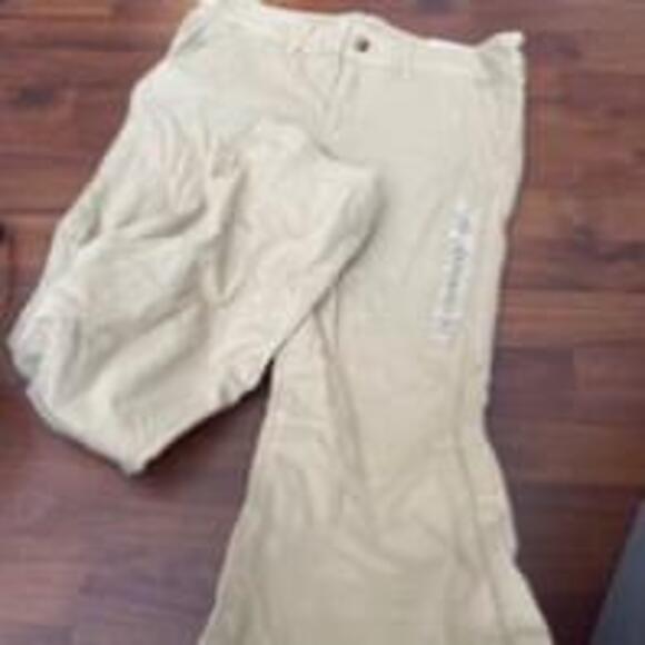 Women's American Eagle Tan Kick Boot Jeans Size 12 - Picture 3 of 3